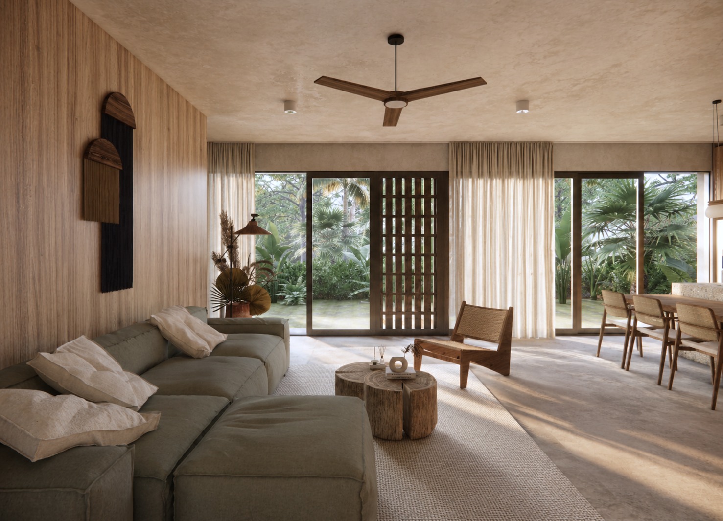 Interior · arquitectura contenida